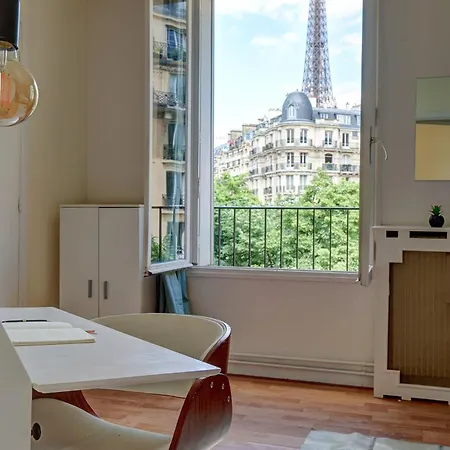 Lägenhet Bnbnova -1br - Champ De Mars & Eiffel Tower Paris
